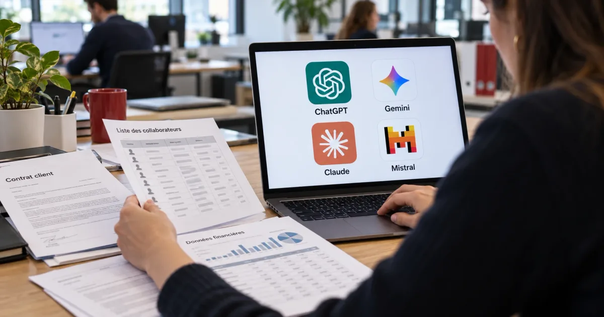 ChatGPT, Gemini, Claude en PME : risques et règles d'usage par outil