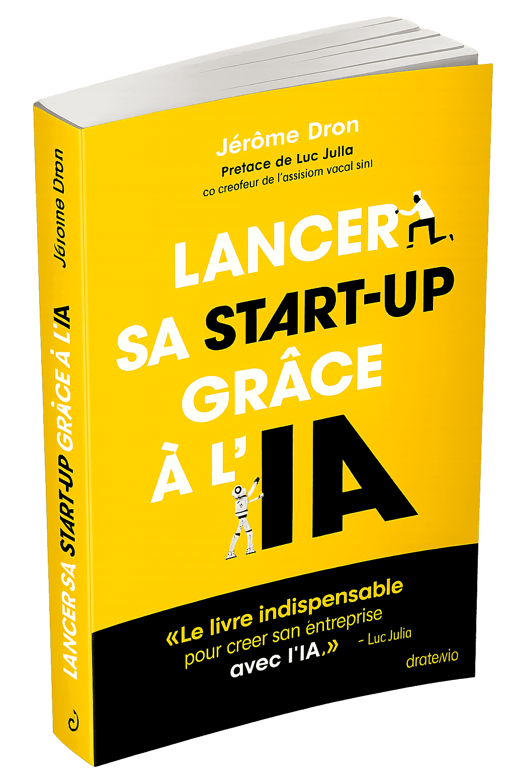 Couverture du livre « Lancer sa start-up grâce à l'IA »