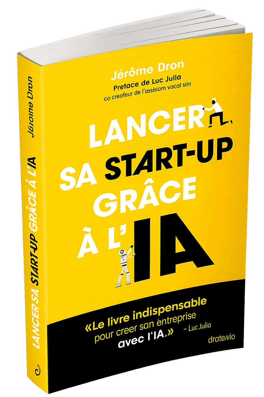 Couverture du livre « Lancer sa start-up grâce à l'IA »